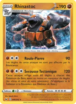 Rhinastoc — carte 99 de l’extension Épée et Bouclier