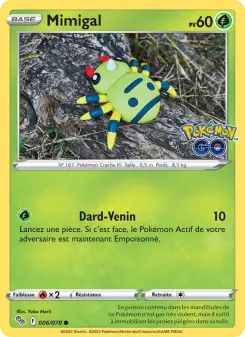 Mimigal — carte 006 de l’extension Pokémon GO