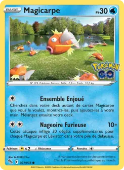 Magicarpe — carte 021 de l’extension Pokémon GO