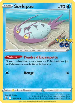 Sovkipou — carte 025 de l’extension Pokémon GO