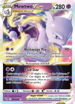 Mewtwo VSTAR — carte 031 de l’extension Pokémon GO
