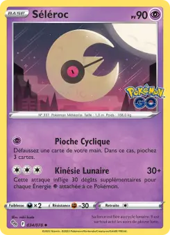 Séléroc — carte 034 de l’extension Pokémon GO