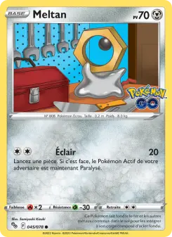 Meltan — carte 045 de l’extension Pokémon GO