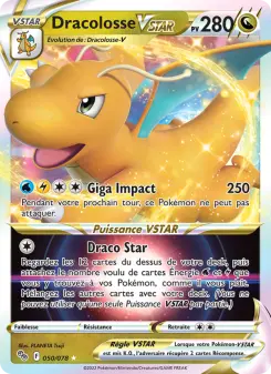 Dracolosse VSTAR — carte 050 de l’extension Pokémon GO
