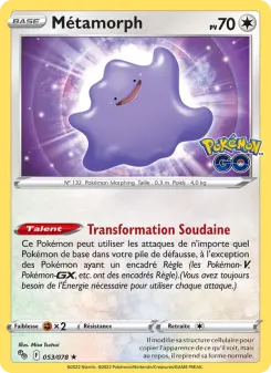 Métamorph — carte 053 de l’extension Pokémon GO