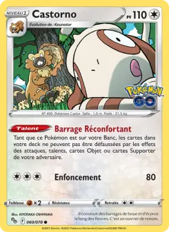 Castorno — carte 060 de l’extension Pokémon GO