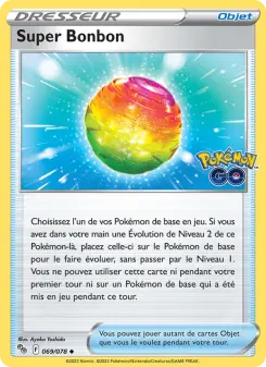 Super Bonbon — carte 069 de l’extension Pokémon GO