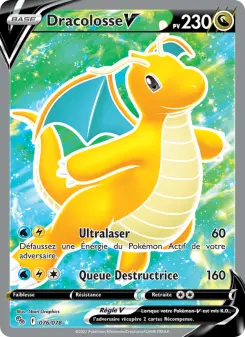 Dracolosse V — carte 076 de l’extension Pokémon GO