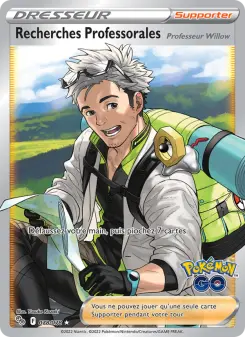 Recherches Professorales — carte 078 de l’extension Pokémon GO