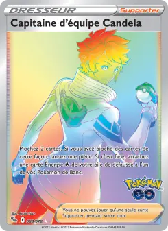 Capitaine d'équipe Candela — carte 083 de l’extension Pokémon GO