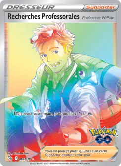 Recherches Professorales — carte 084 de l’extension Pokémon GO