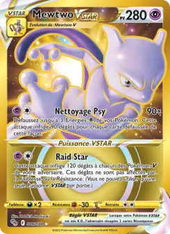 Mewtwo VSTAR — carte 086 de l’extension Pokémon GO