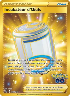 Incubateur d'Œufs — carte 087 de l’extension Pokémon GO