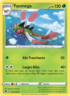 Yanmega — carte 007 de l’extension Astres Radieux