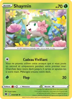 Shaymin — carte 014 de l’extension Astres Radieux