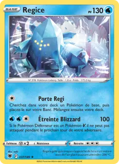 Regice — carte 037 de l’extension Astres Radieux