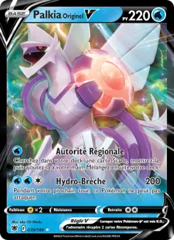 Palkia Originel V — carte 039 de l’extension Astres Radieux