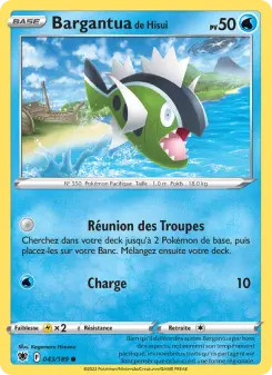 Bargantua de Hisui — carte 043 de l’extension Astres Radieux