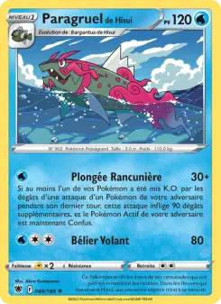 Paragruel de Hisui — carte 044 de l’extension Astres Radieux