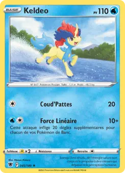 Keldeo — carte 045 de l’extension Astres Radieux