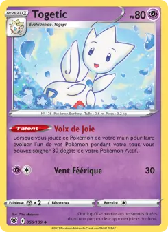 Togetic — carte 056 de l’extension Astres Radieux