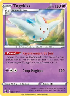 Togekiss — carte 057 de l’extension Astres Radieux