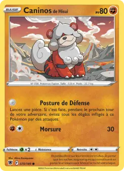 Caninos de Hisui — carte 070 de l’extension Astres Radieux