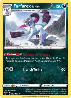 Farfurex de Hisui — carte 093 de l’extension Astres Radieux