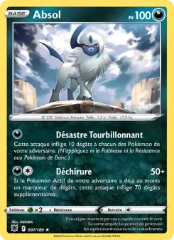 Absol — carte 097 de l’extension Astres Radieux