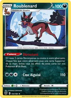 Roublenard — carte 104 de l’extension Astres Radieux