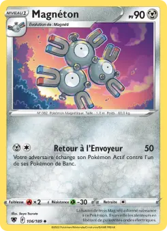 Magnéton — carte 106 de l’extension Astres Radieux