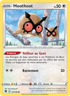 Hoothoot — carte 120 de l’extension Astres Radieux