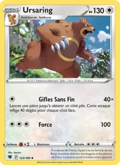 Ursaring — carte 123 de l’extension Astres Radieux