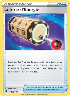Loterie d'Énergie — carte 140 de l’extension Astres Radieux