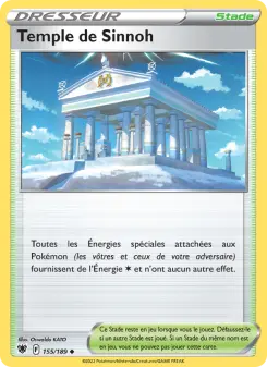Temple de Sinnoh — carte 155 de l’extension Astres Radieux