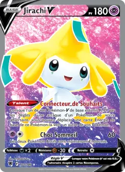 Jirachi V — carte 170 de l’extension Astres Radieux