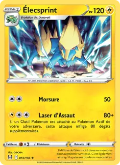 Élecsprint — carte 055 de l’extension Origine Perdue