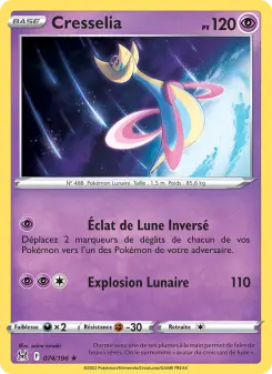 Cresselia — carte 074 de l’extension Origine Perdue