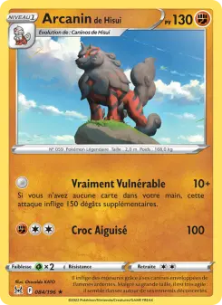 Arcanin de Hisui — carte 084 de l’extension Origine Perdue
