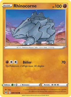 Rhinocorne — carte 089 de l’extension Origine Perdue