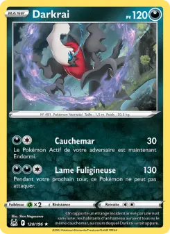 Darkrai — carte 120 de l’extension Origine Perdue