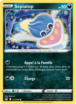 Sepiatop — carte 121 de l’extension Origine Perdue