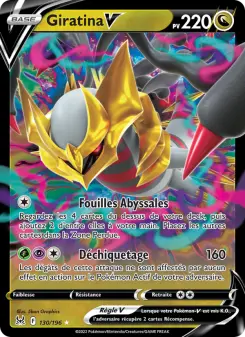 Giratina V — carte 130 de l’extension Origine Perdue