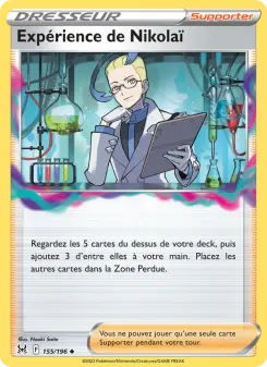 Expérience de Nikolaï — carte 155 de l’extension Origine Perdue