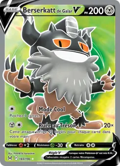 Berserkatt de Galar V — carte 183 de l’extension Origine Perdue
