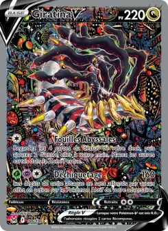 Giratina V — carte 186 de l’extension Origine Perdue