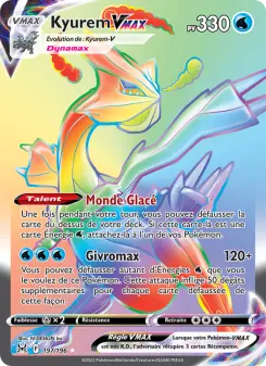Kyurem VMAX — carte 197 de l’extension Origine Perdue