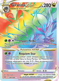 Giratina VSTAR — carte 201 de l’extension Origine Perdue