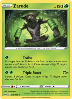 Zarude — carte 016 de l’extension Zénith Suprême