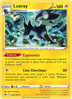 Luxray — carte 044 de l’extension Zénith Suprême
